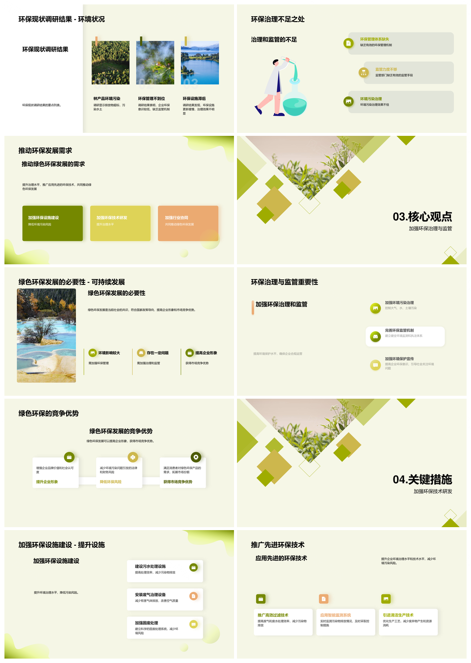 林产品初级加工绿色环保转型研讨PPT模板