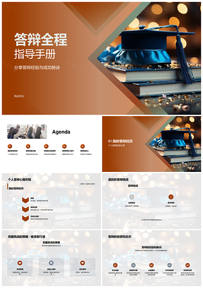 毕业答辩经验技巧挑战准备研究时间管理应对PPT模板