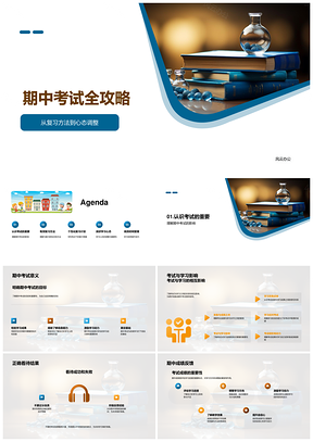 期中高效复习法备考新知旧识心态调整习惯PPT模板