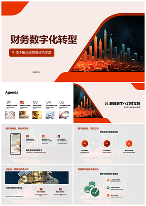 首席财务官实践经验驱动财务数字化转型PPT模板