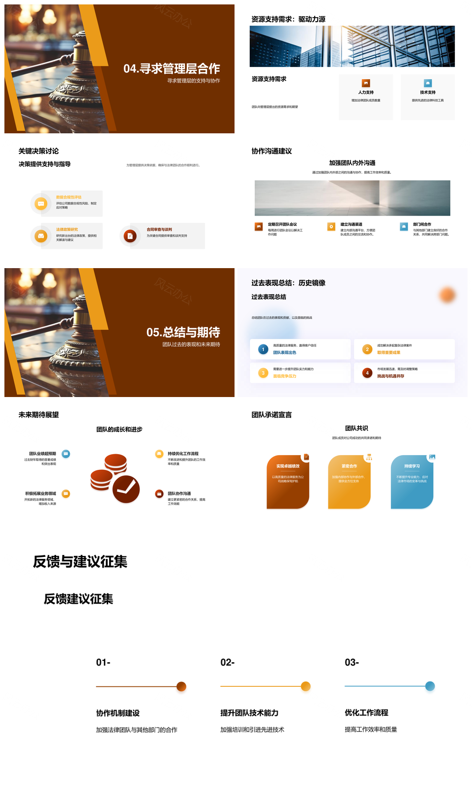 法律团队战略执行规划应对市场技术人才趋势PPT模板