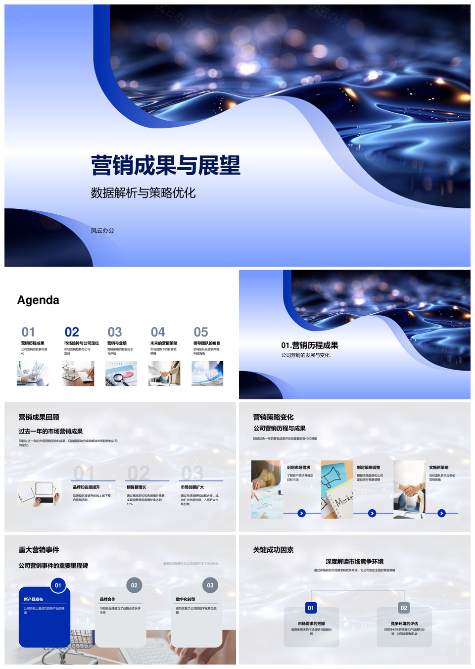 营销成果数据解析策略优化趋势展望PPT模板