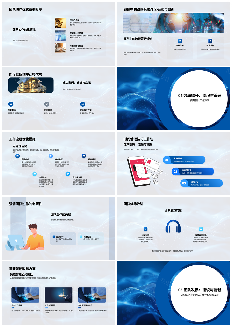 2025银行团队半年职责协作成果架构项目汇报PPT模板