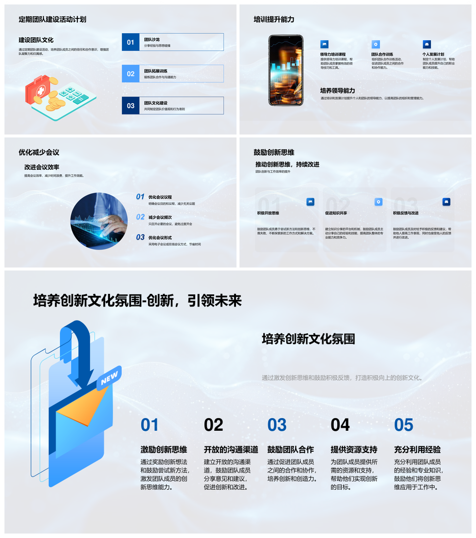 2025银行团队半年职责协作成果架构项目汇报PPT模板