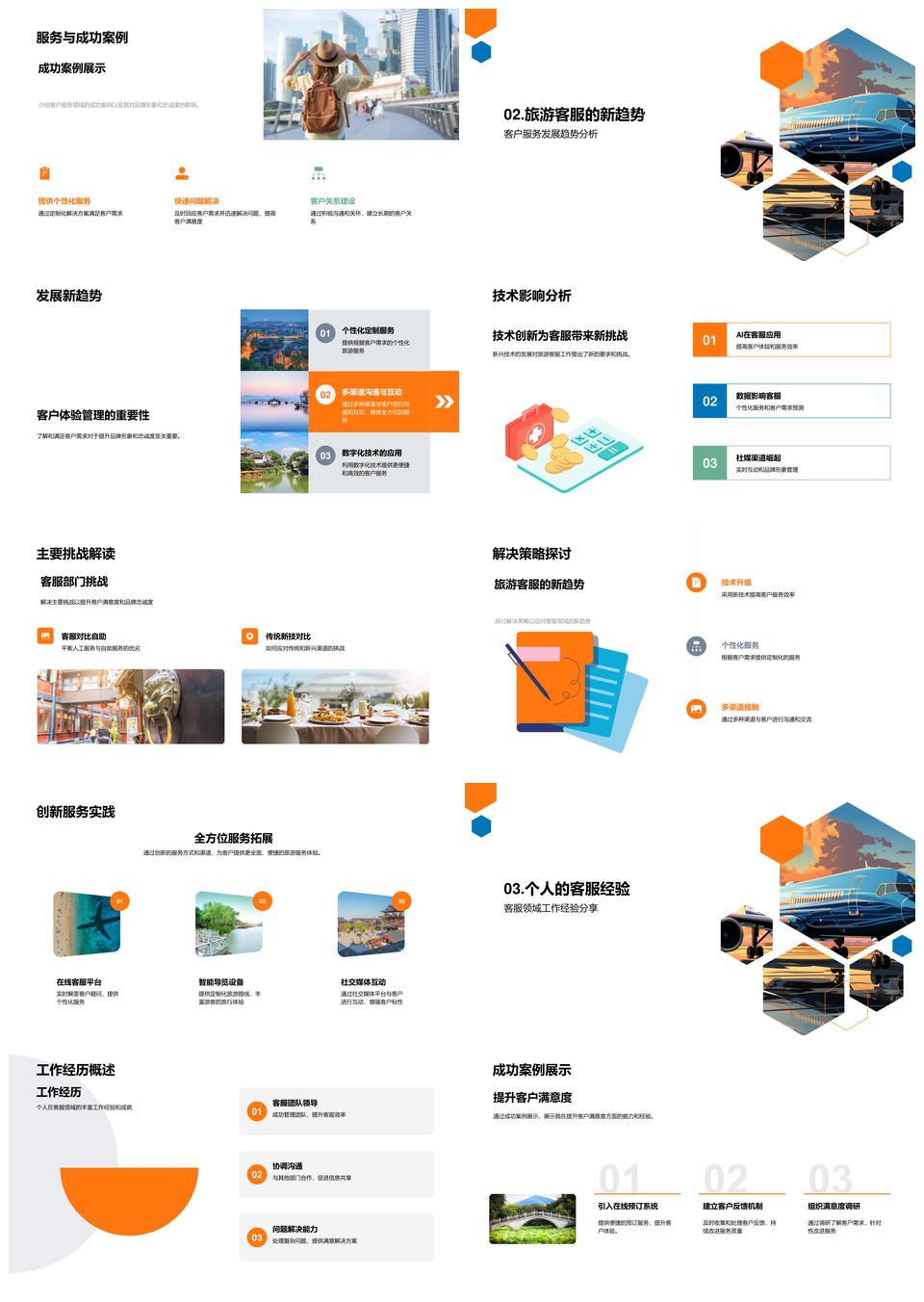 旅游客服技术优化服务体验提升品牌忠诚PPT模板