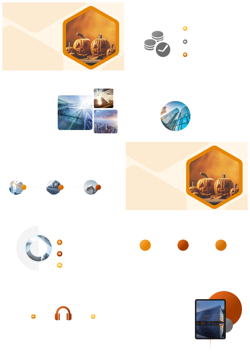 万圣节恐怖电影元素象征与影史生活恐惧解析PPT模板