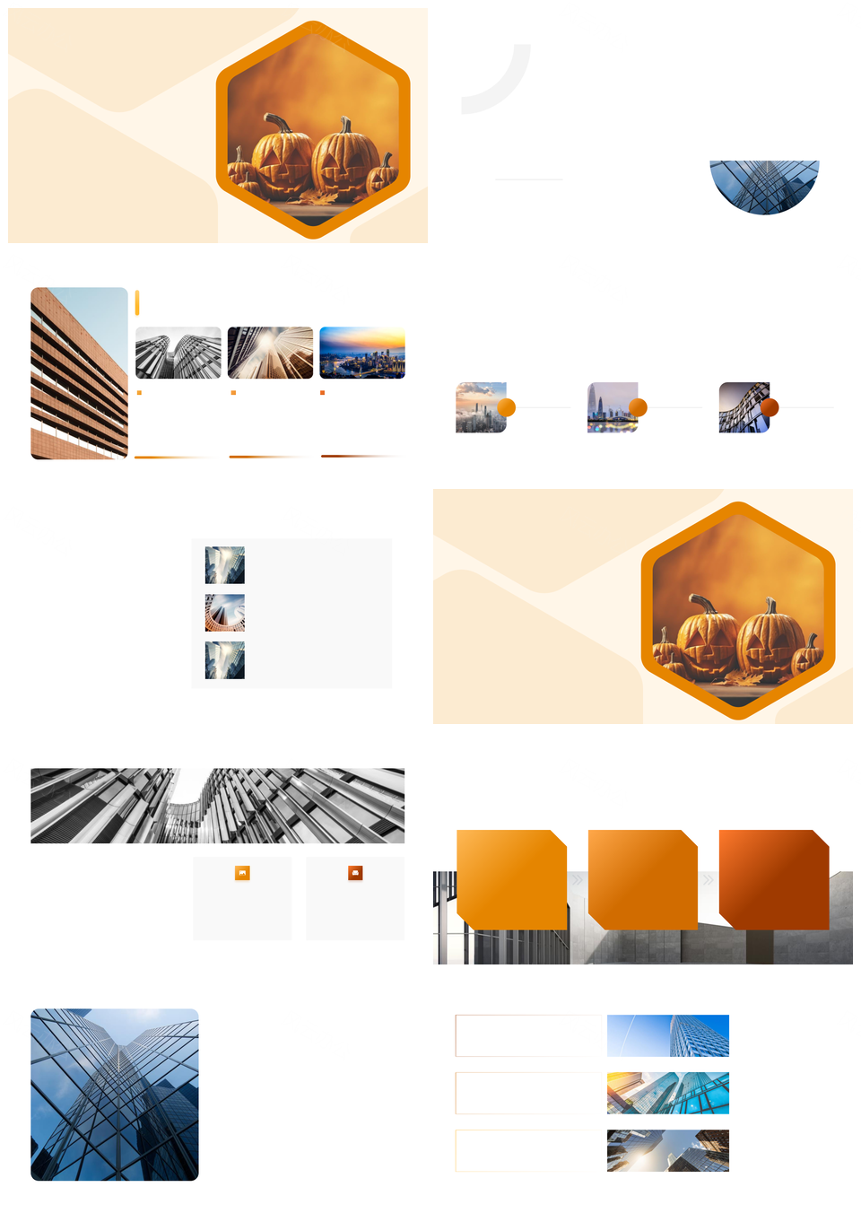 万圣节恐怖电影元素象征与影史生活恐惧解析PPT模板