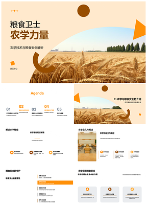 农学技术保粮安强企促小麦产质提升PPT模板