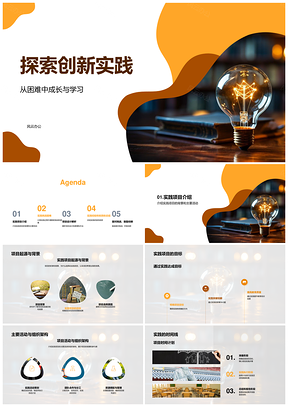 毕业项目创新实践挑战解决策略PPT模板