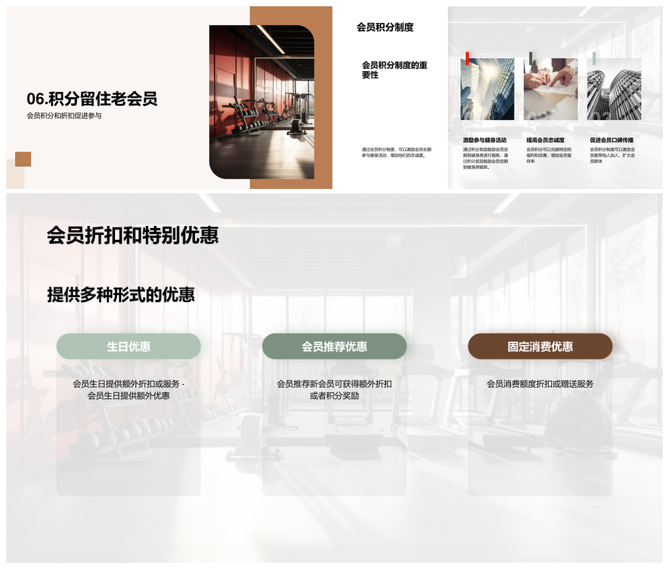健身房竞品定价促销策略与会员需求市场趋势PPT模板