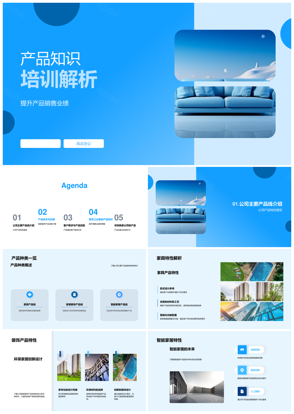智能家居产品知识培训提升销售业绩PPT模板