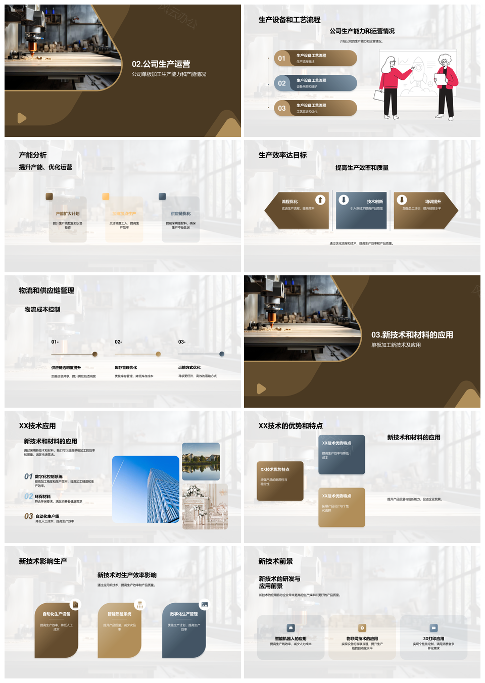 家居单板加工新技术材料发展趋势PPT模板