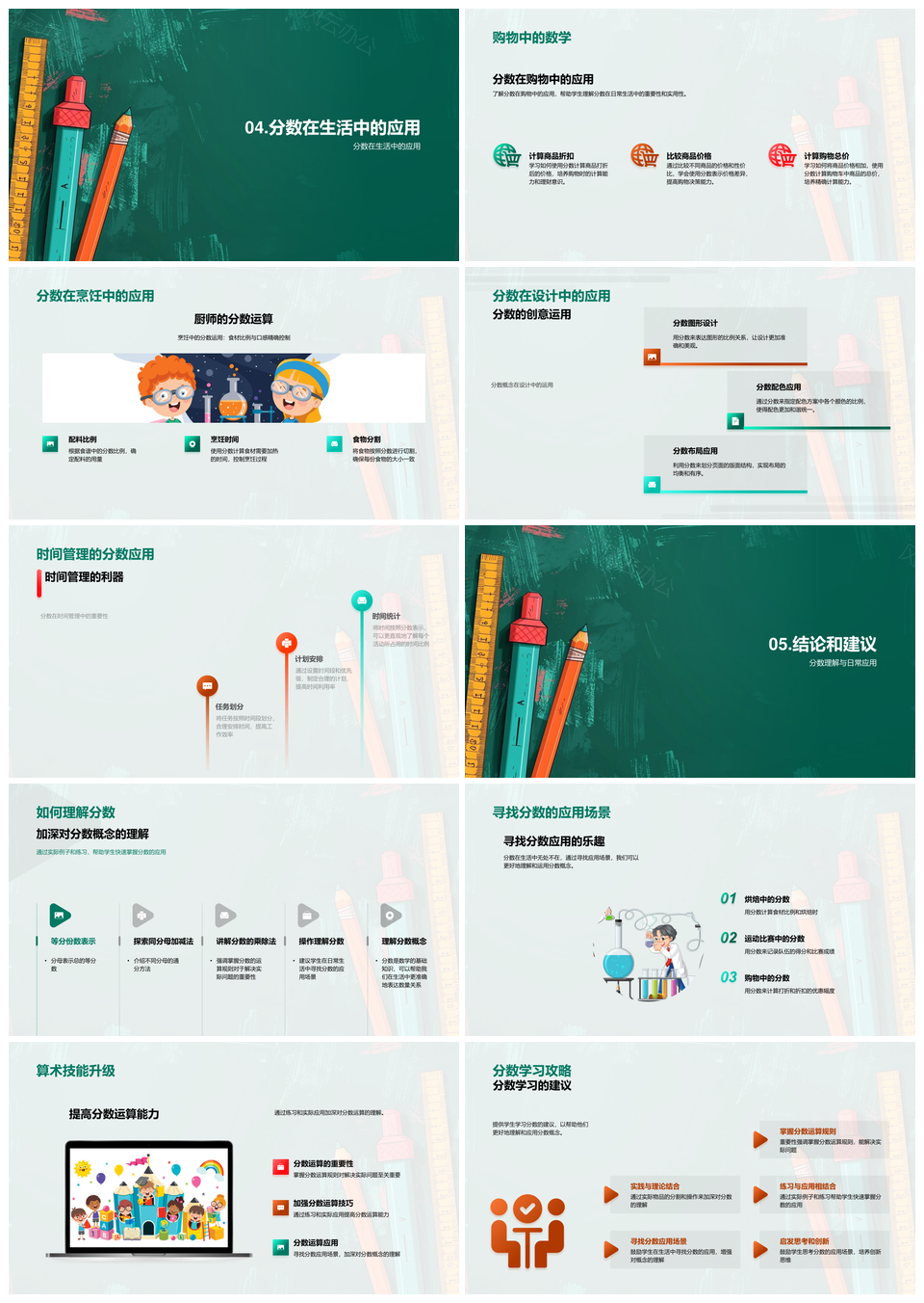 四年级分数基本运算教学课件