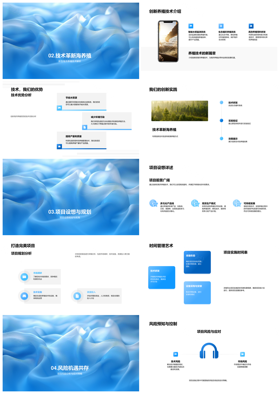 全球海洋养殖技术创新融资规划风险分析PPT模板
