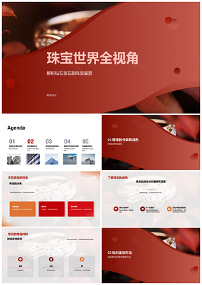 消费者珠宝鉴赏技巧与成色材料克拉解析PPT模板