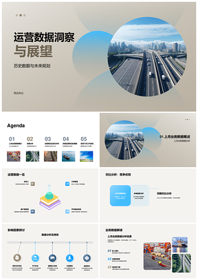 运营数据分析内外部因素及策略优化PPT模板