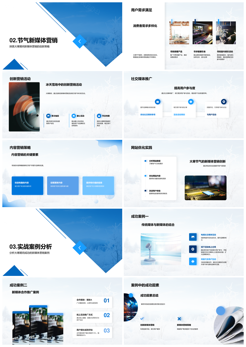 大寒新媒体营销趋势与消费者行为策略PPT模板