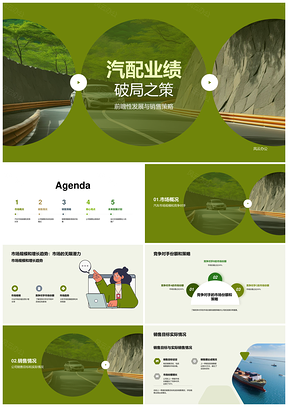 汽配市场竞争下销售经理份额突破策略PPT模板