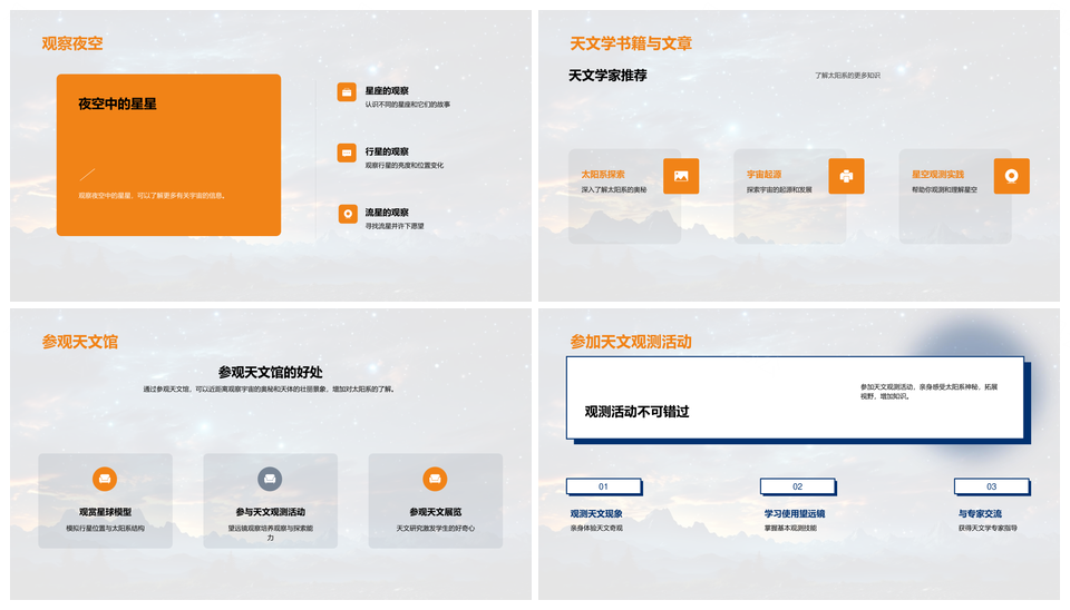 太阳系内外行星卫星小行星带彗星探秘PPT模板