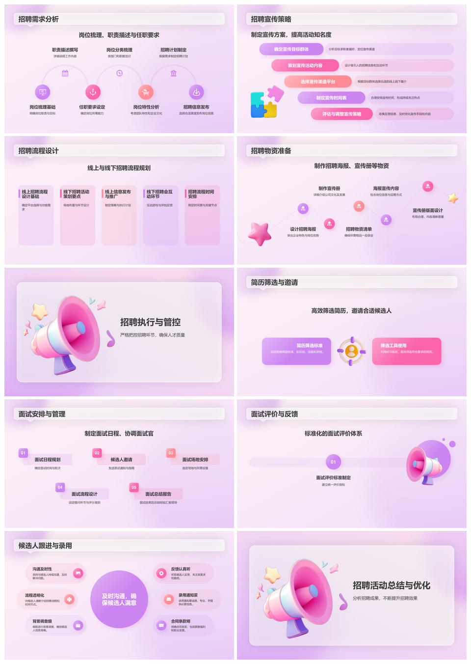 春季企业招聘人才引进优秀竞争指南PPT模板