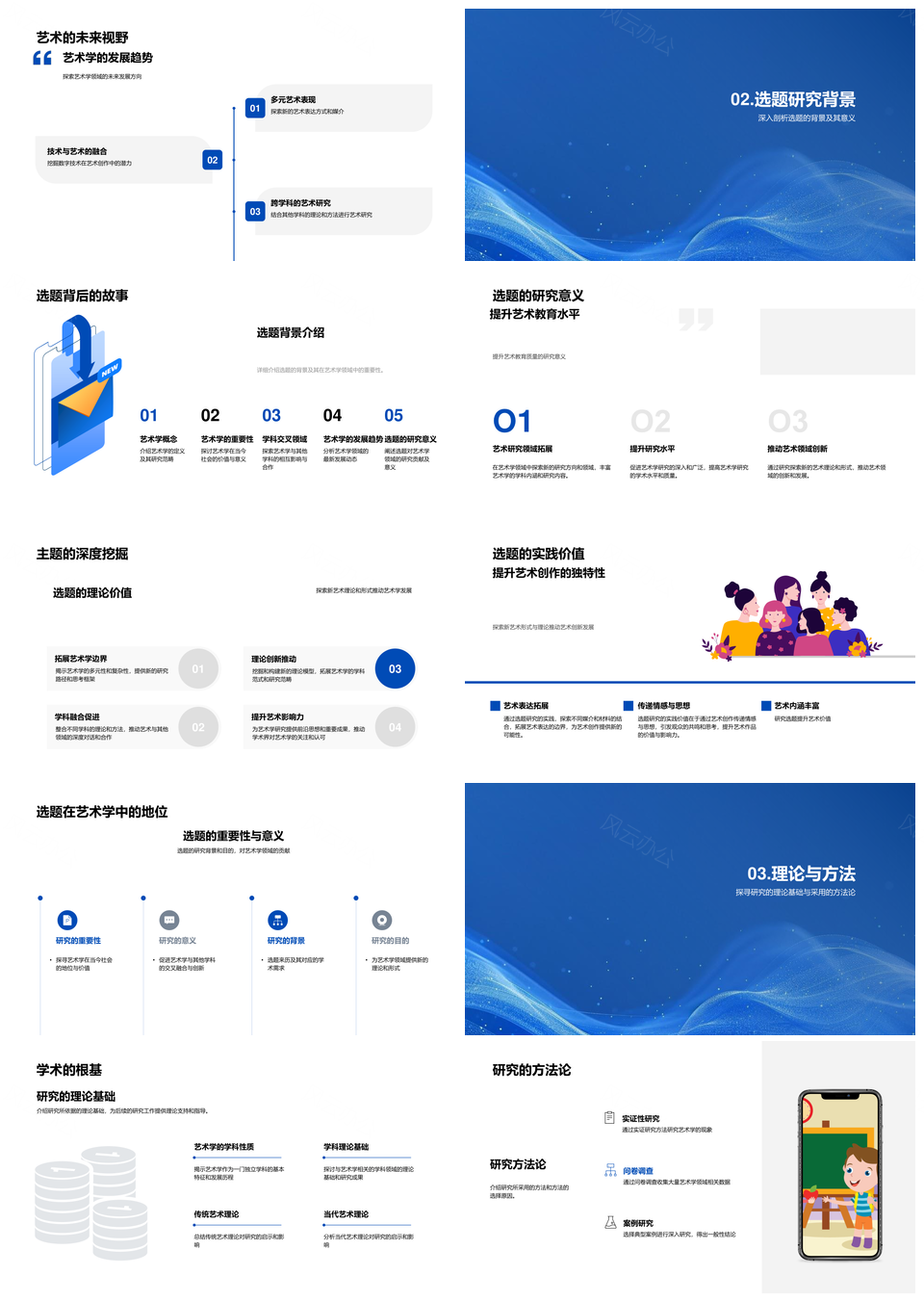 艺术学交融创新研究趋势及社会影响PPT模板