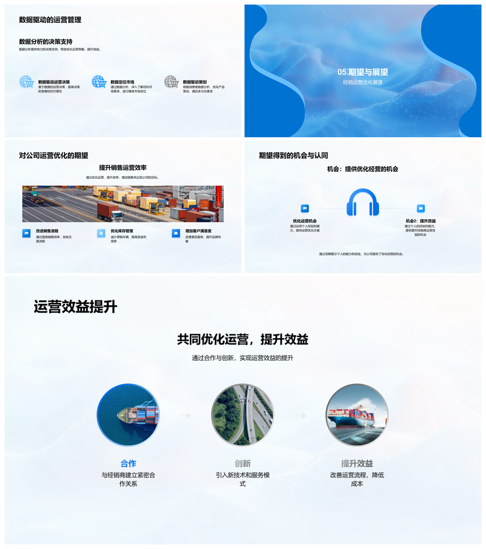 汽车经销商数据驱动增效运营策略PPT模板