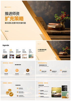 师资扩充策略解团队发展关键问题PPT模板