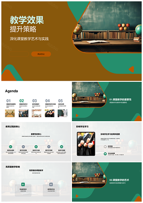 教学效果提升策略艺术技巧创新活动PPT模板