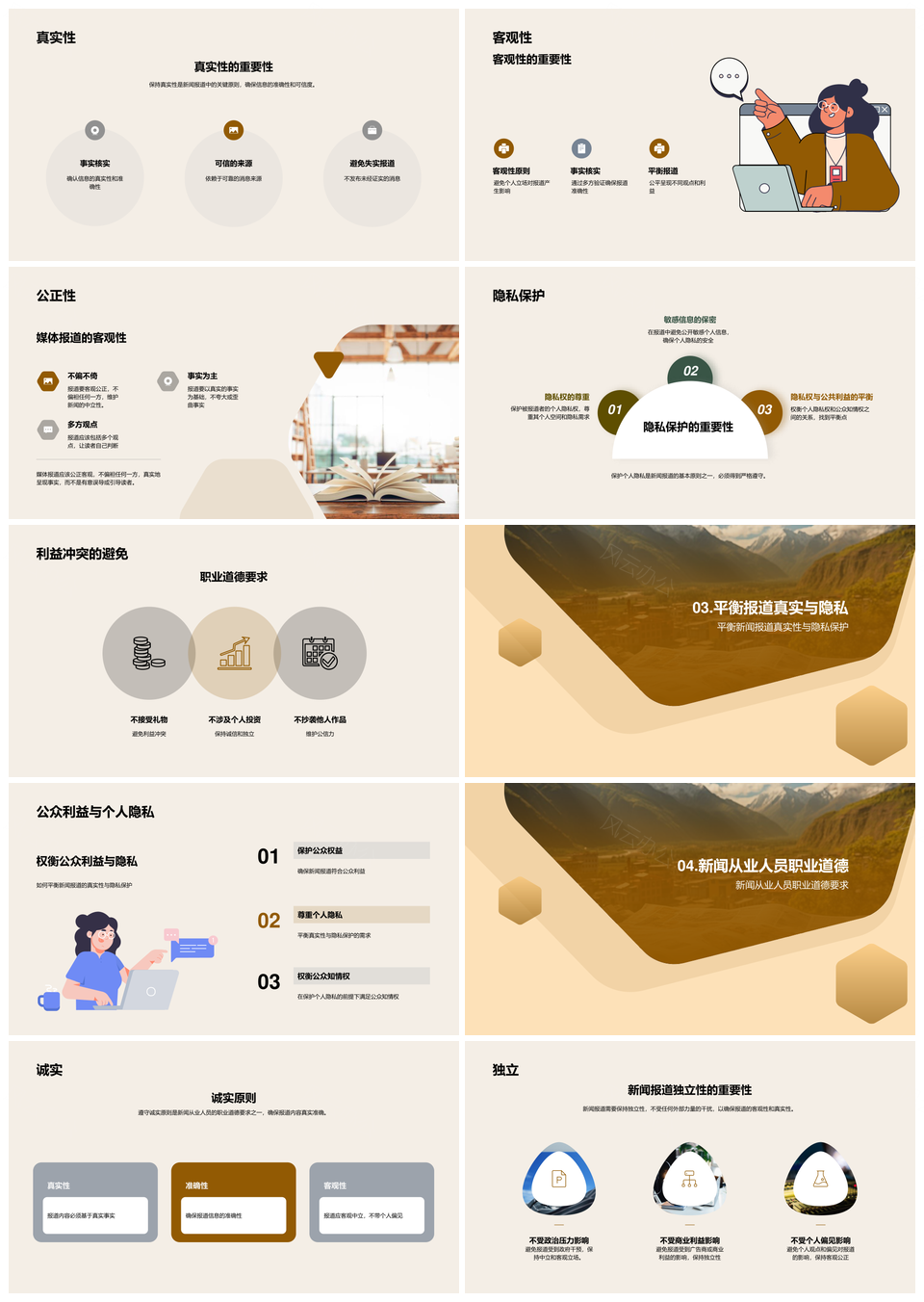 新闻报道道德责任伦理准则行业监管PPT模板