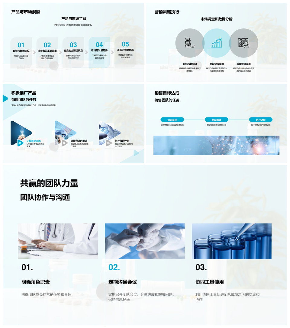 医保产品安全便利优势赢市场消费需求PPT模板