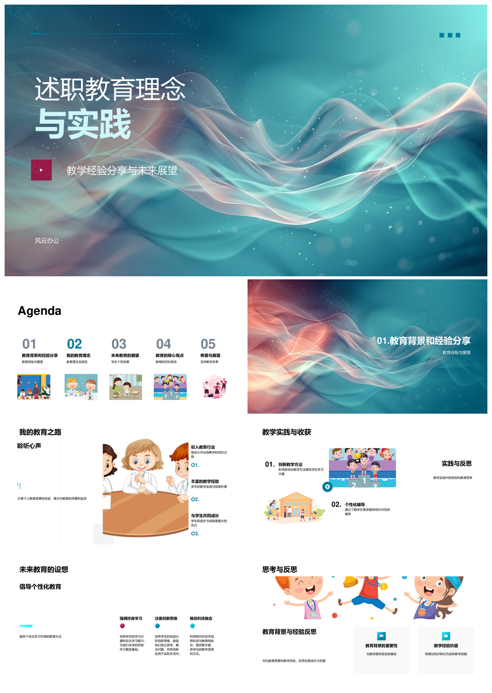 教育理念实践改革与素质教育未来展望PPT模板