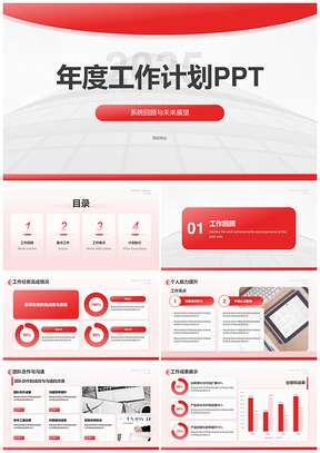 2025年度总结规划职业发展目标执行策略PPT模板