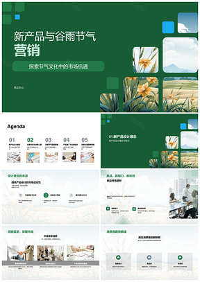 谷雨新品策略迎合市场趋势与消费期待PPT模板