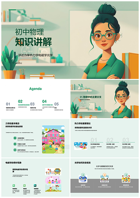 初中物理力学热电磁光原子核教学课件