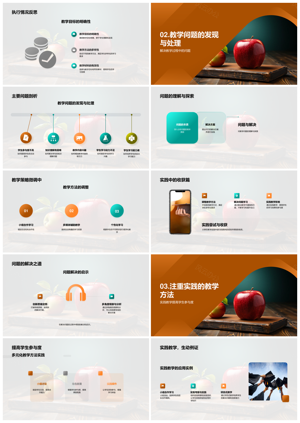 教学反思与创新实践方法PPT模板