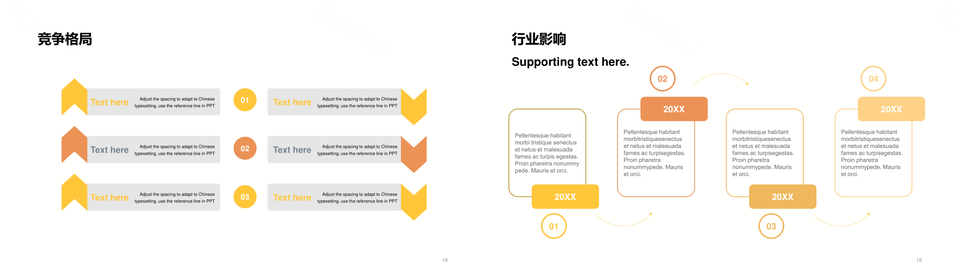 黄色现代简约艺术广告古画花研究报告PPT模板