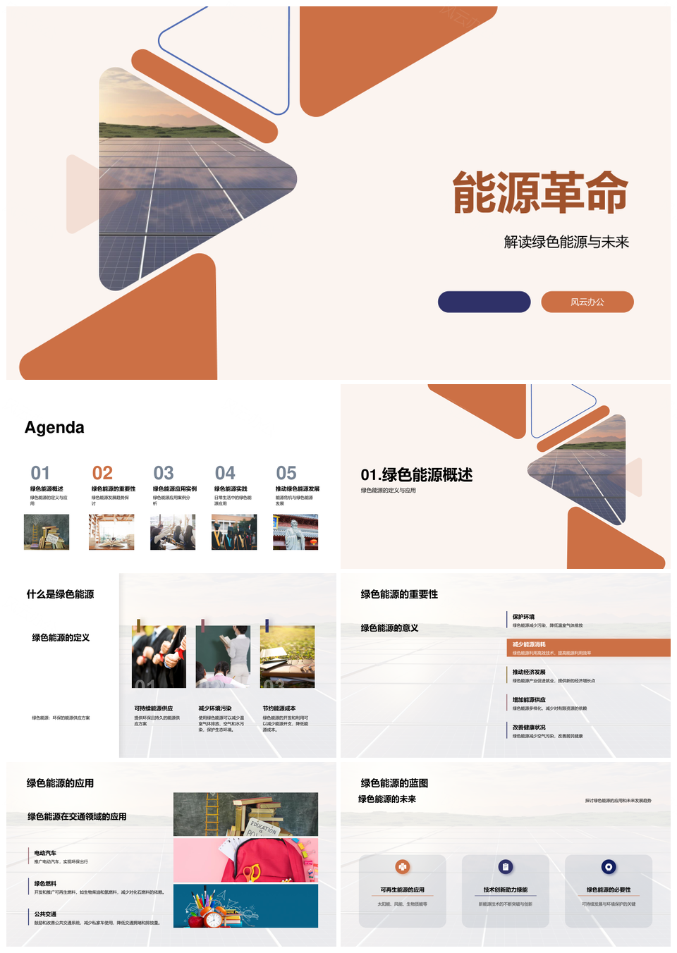 能源革命引领绿色能源未来发展趋势PPT模板