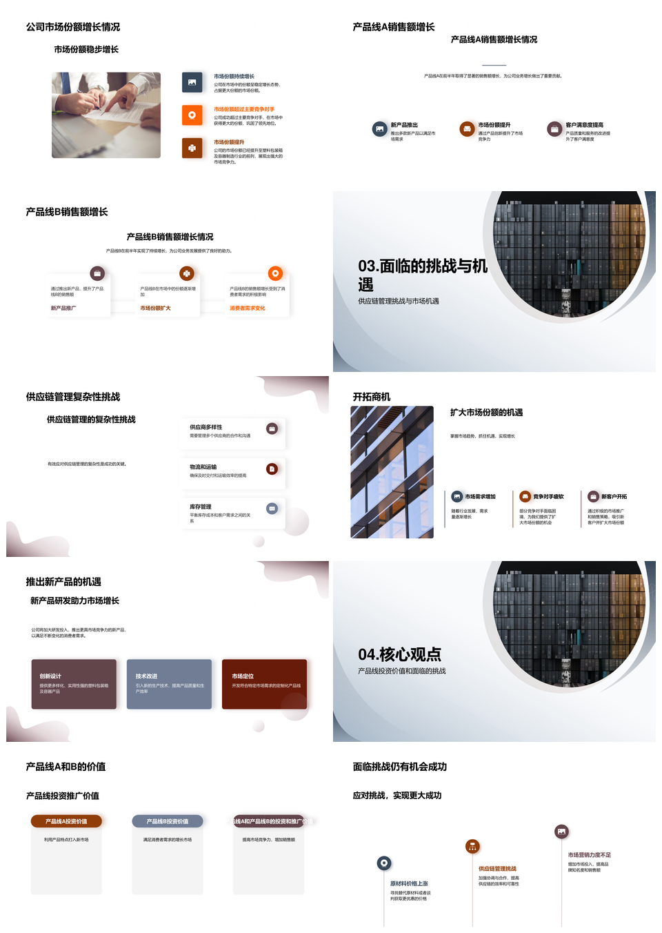 塑料包装容器制造市场生产竞争优势总结PPT模板