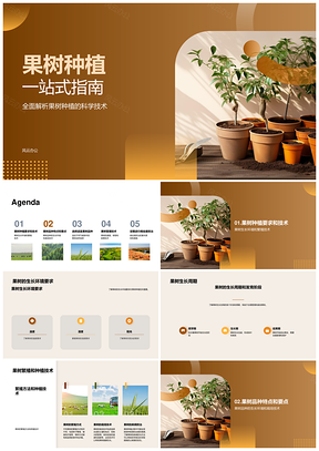 果树种植技术培训初学者全周期繁殖指南PPT模板