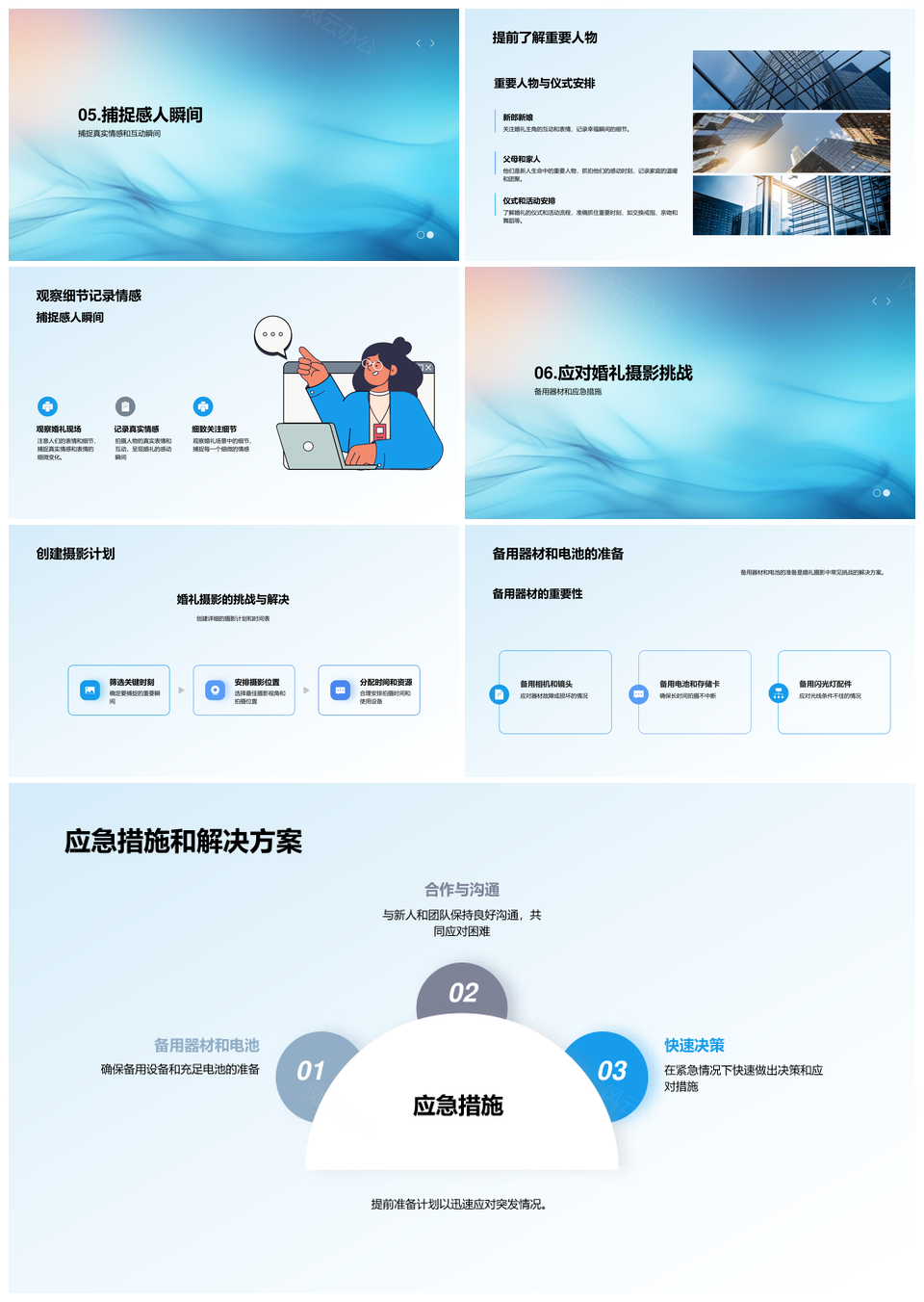 婚礼摄影技巧分享PPT模板