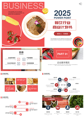 2025火锅品牌餐饮招商加盟宣传PPT模板