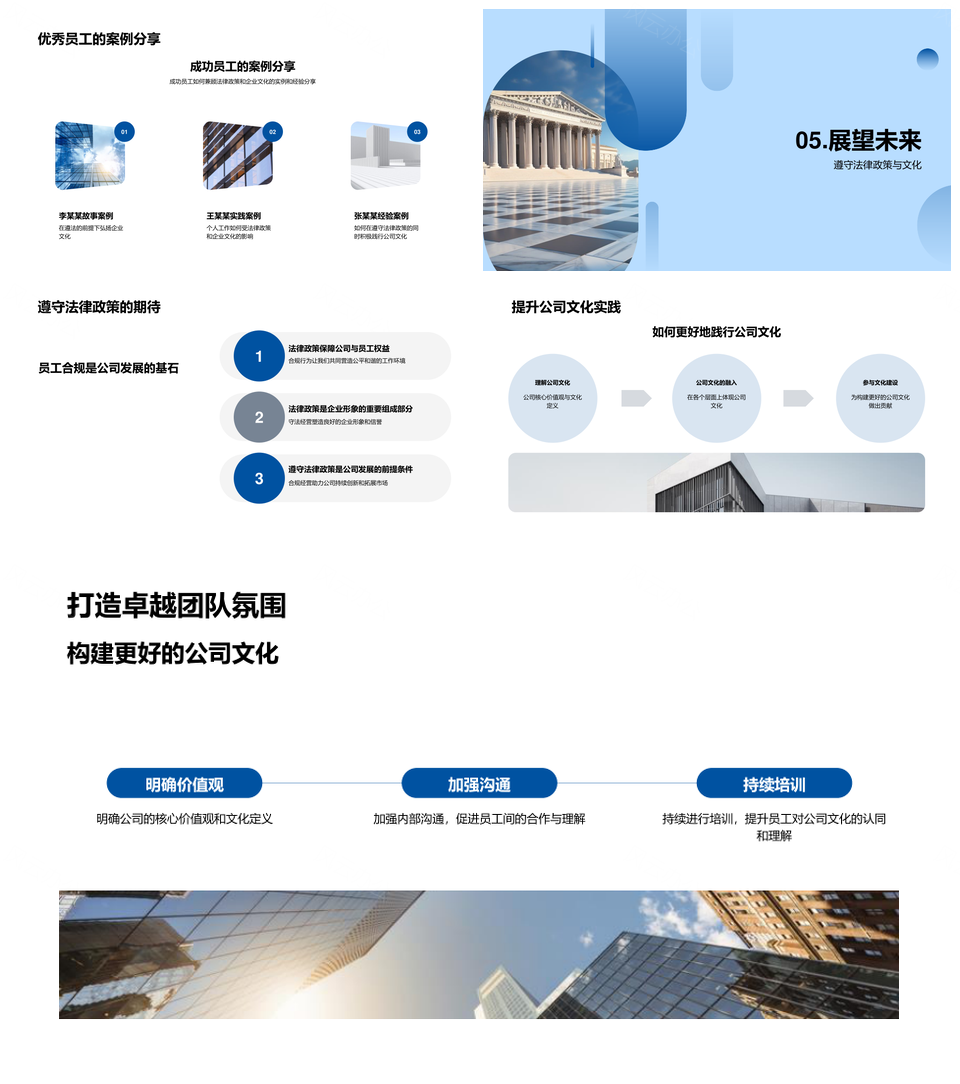 法企文化法律政策核心价值观融合实践PPT模板