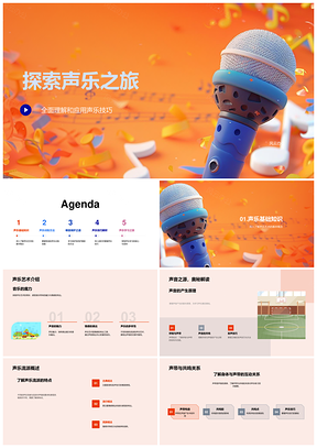 声乐技巧训练与音域流派拓展探秘PPT模板