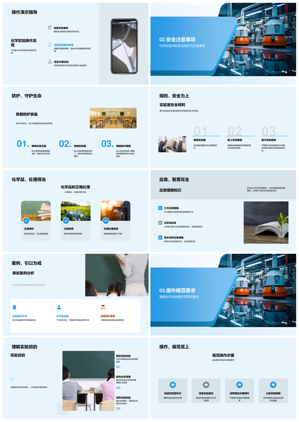 化学实验安全规范全流程操作管理PPT模板