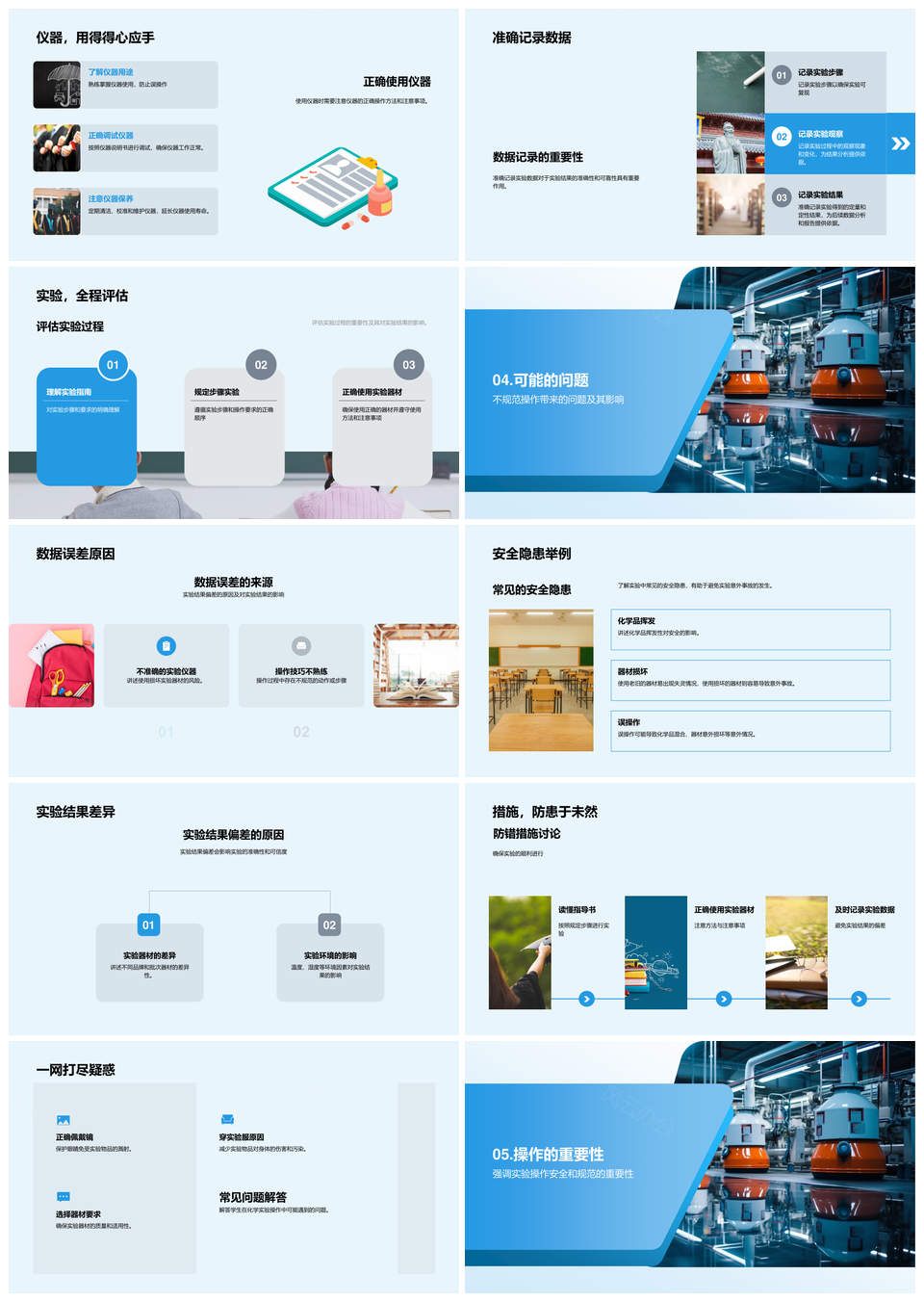 化学实验安全规范全流程操作管理PPT模板