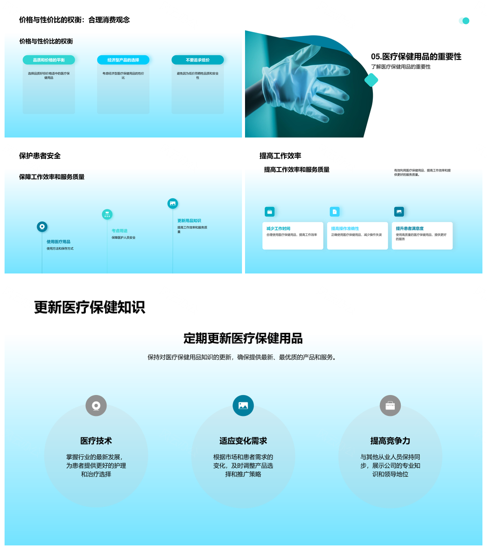 医疗保健用品生物医疗分类特点全攻略PPT模板