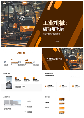 工业机械技术创新研发规划提升产品竞争力PPT模板
