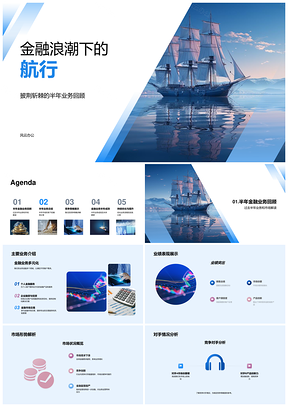 金融业务航船市场竞争策略案例成效分析PPT模板