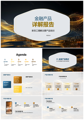 金融产品XYZ分类特性分析师培训PPT模板