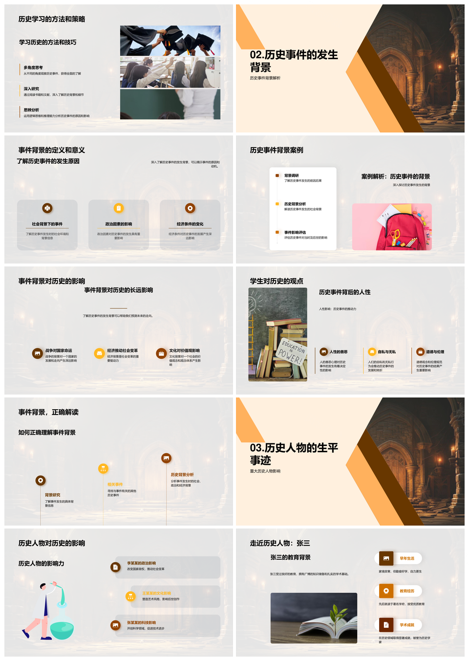 历史之门揭秘社会发展进程PPT模板